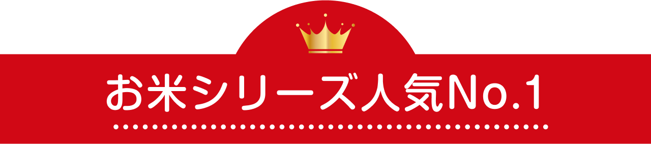 お米シリーズ人気No.1