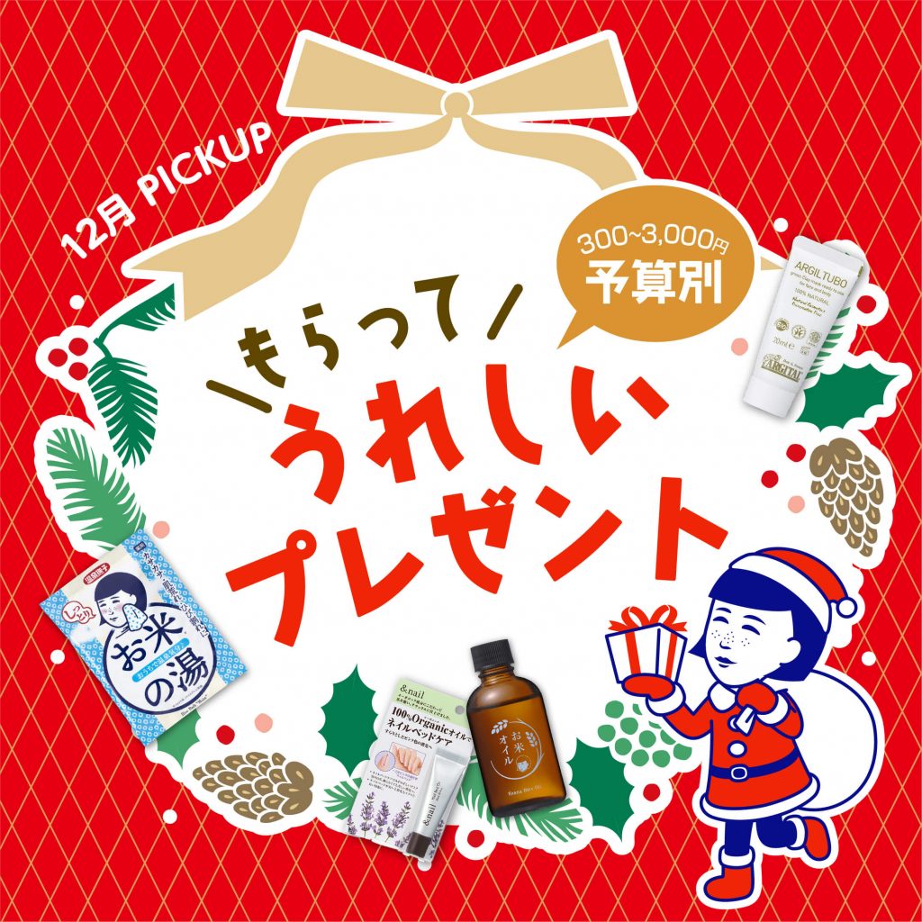 もうすぐクリスマス 予算別プレゼント 300円 石澤研究所 公式サイト