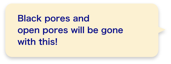 Black pores and open pores will be gone with this!