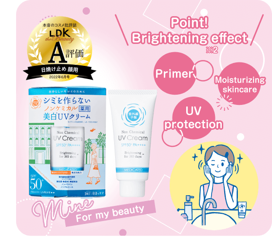 Point! Brightening effect Primer Moisturizing skincare UV protection