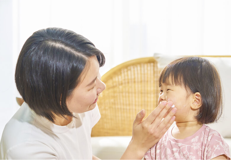 Gentle on the delicate skin of children