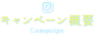 キャンペーン概要　Campaign