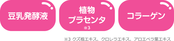 豆乳発酵液　植物プラセンタ　コラーゲン